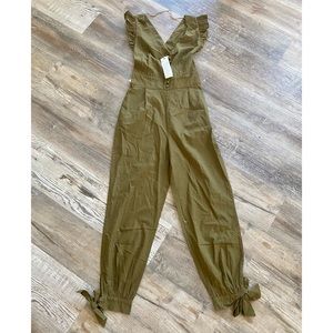 NWT Happy X Nature Olive “Ridge” jumpsuit